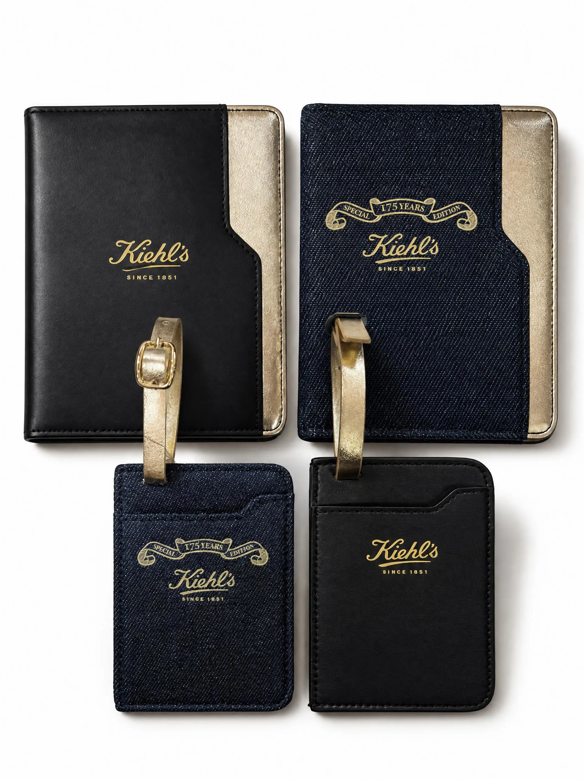 Luggage tag and passport holder set