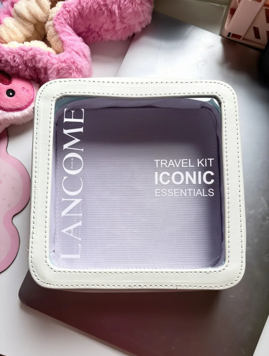 Premium square cosmetic pouch