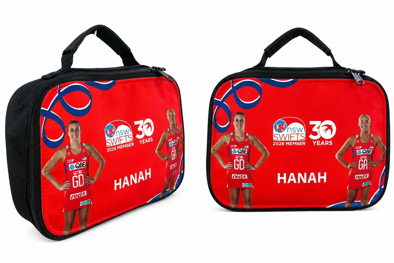Printed insulated lunch bag