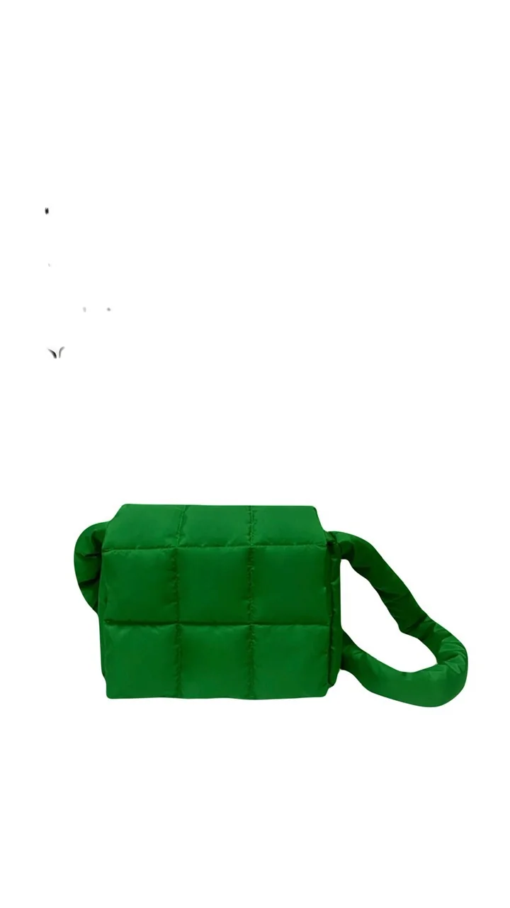 Quilted puffer crossbody bag