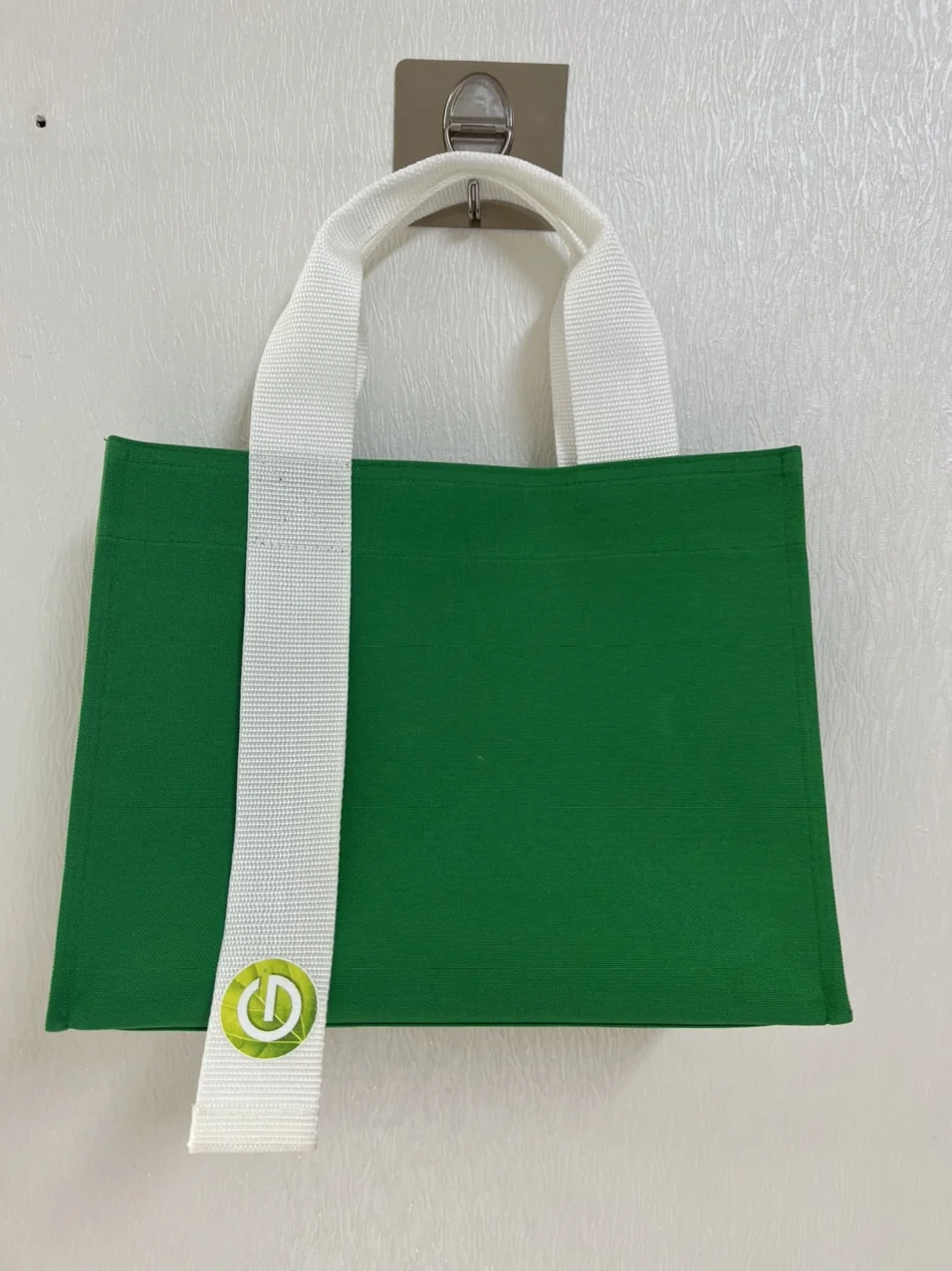 600D canvas and PU handbag