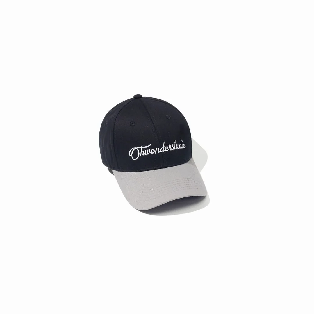 Two-tone khaki cap
