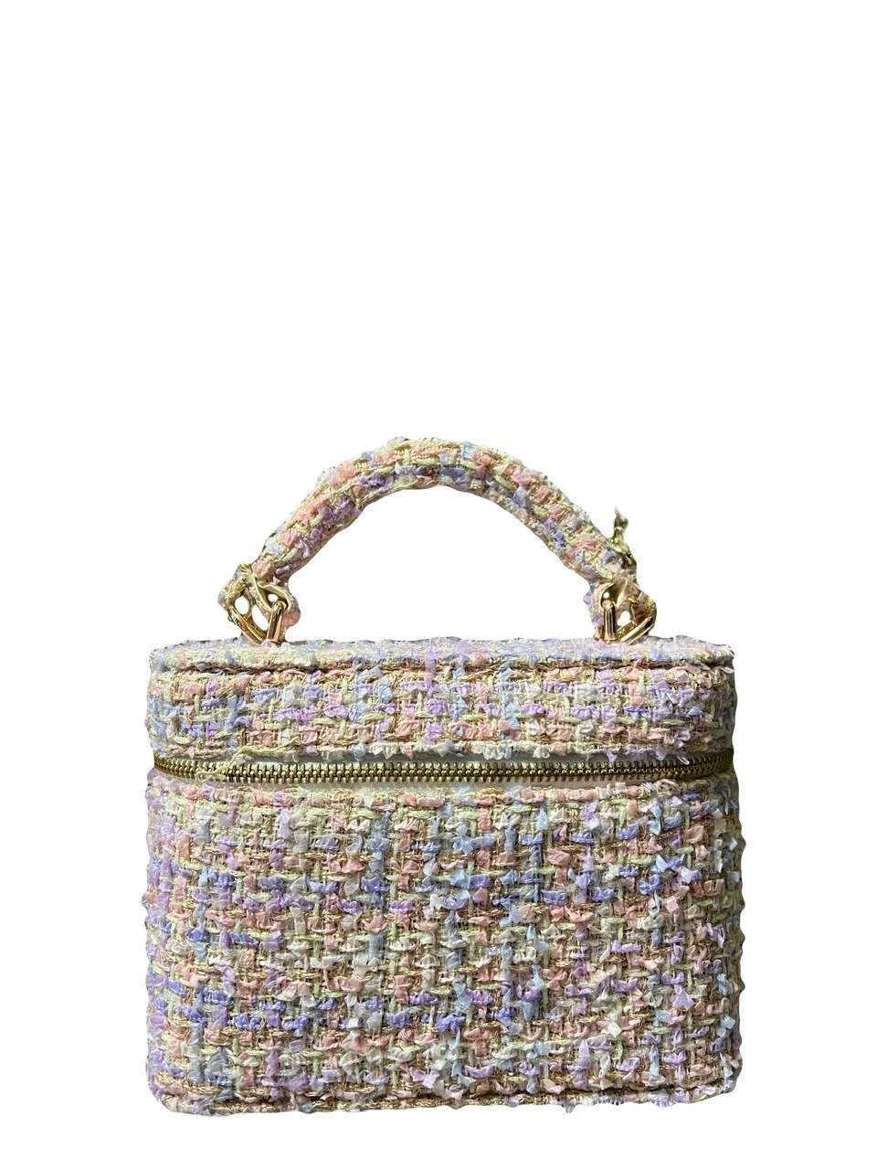Suede handbag