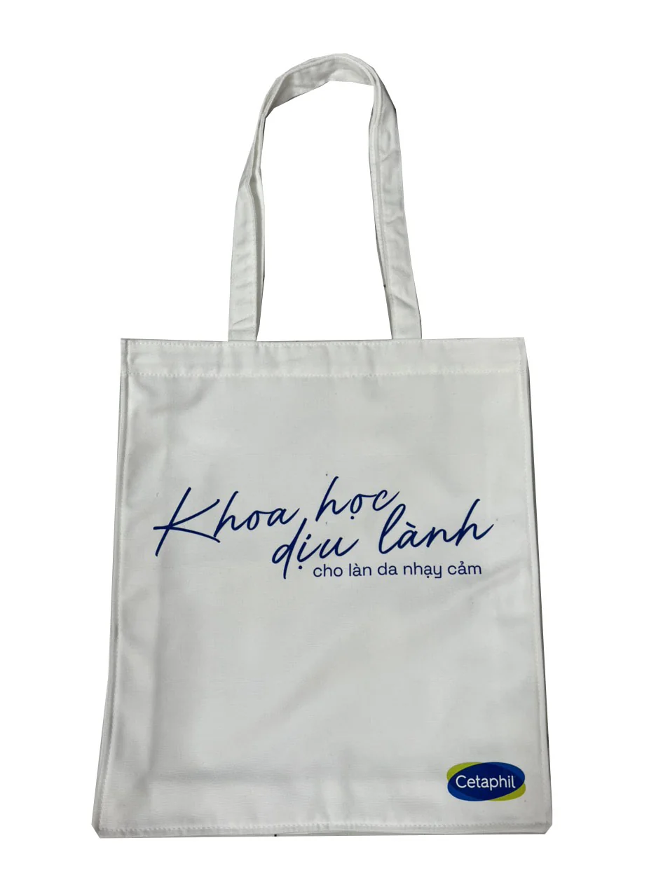 Large decal-printed poly canvas bag