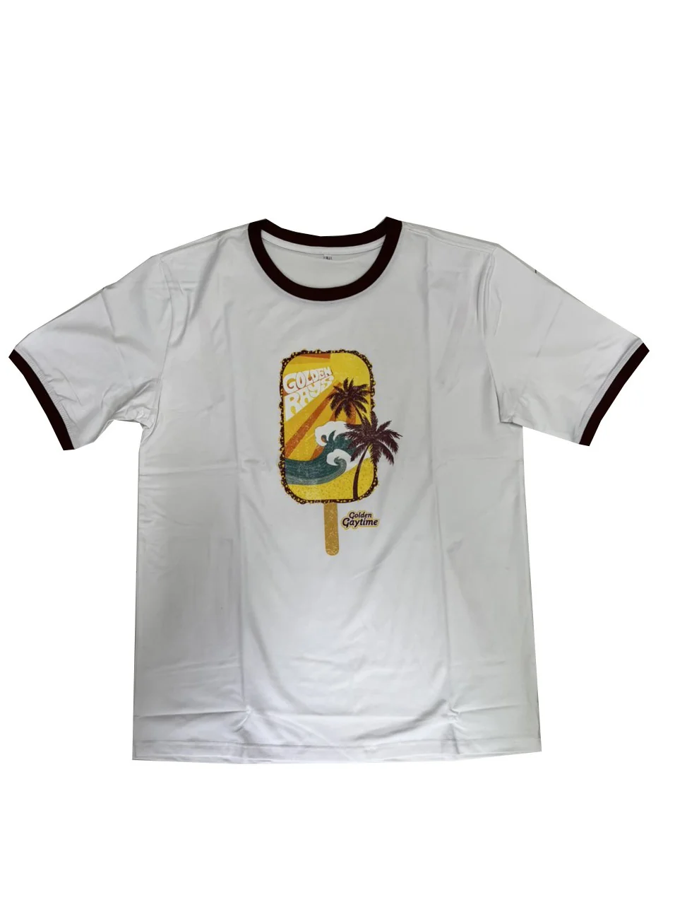 Decal-printed cotton t-shirt