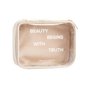 Túi đựng mỹ phẩm nhựa pvc phối canvas 